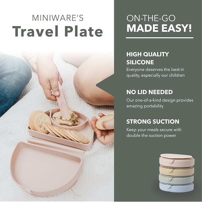 Miniware Baby Travel Plate - Image 2