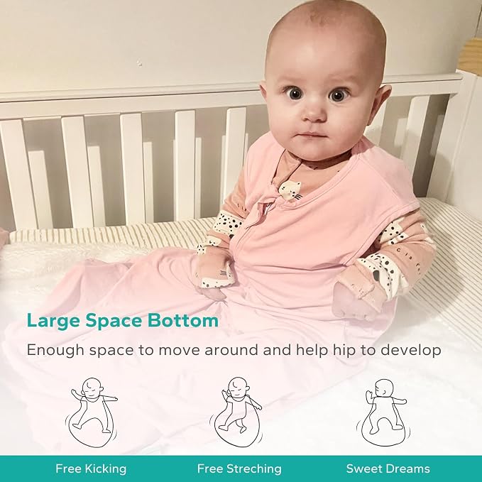 Rayon Made from Bamboo Sleep Sack, 0.5 TOG Wearable Blanket Baby, Lightweight - Image 4