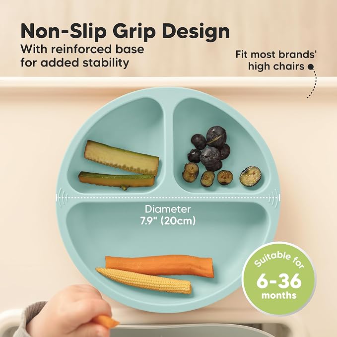 KeaBabies Suction Plates for Baby, Toddler - Image 4