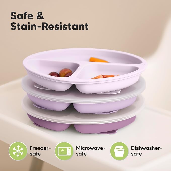 KeaBabies Suction Plates with Lids - Image 5