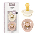 BIBS Pacifiers Colour Collection | Natural Rubber Baby Pacifier | Set of 2 by BIBS