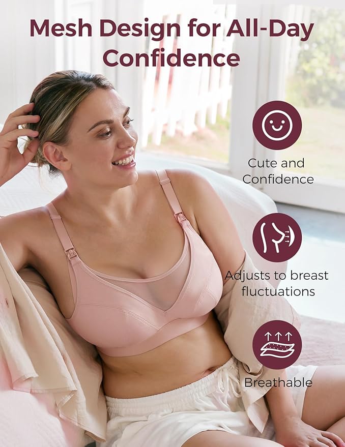 Momcozy Mesh Support Pumping Bra Hands Free Suitable - Image 2