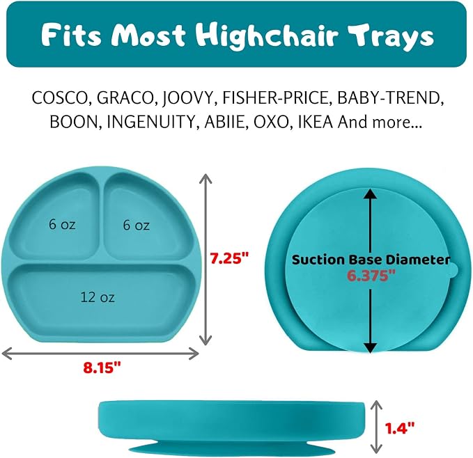 Silikong Suction Plate for Toddlers | BPA Free, 100% Food-Grade Silicone | - Image 5