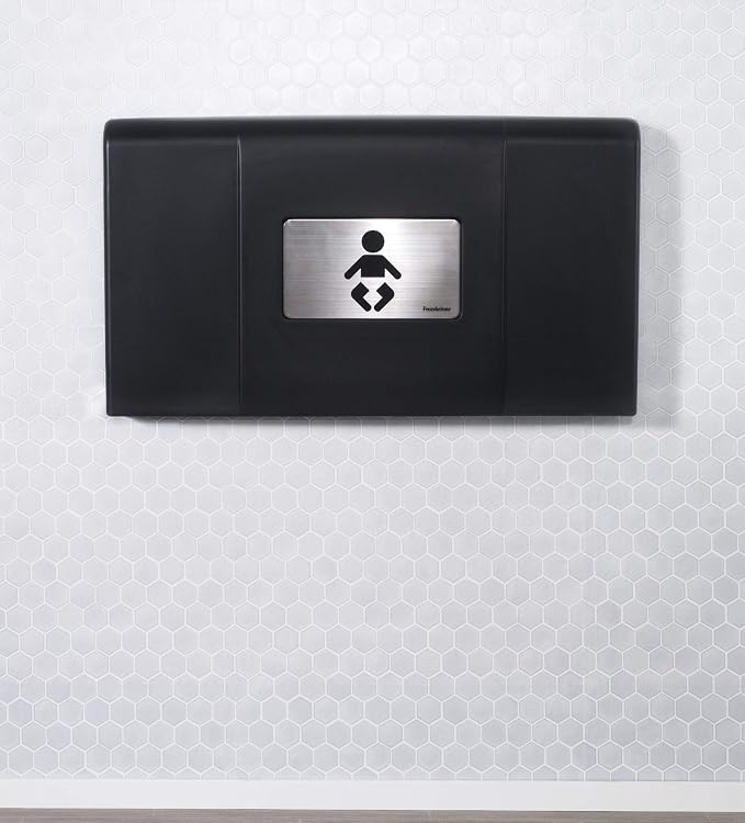 Foundations Ultra Horizontal Wall Mounted Baby Diaper Changing Station - Image 9