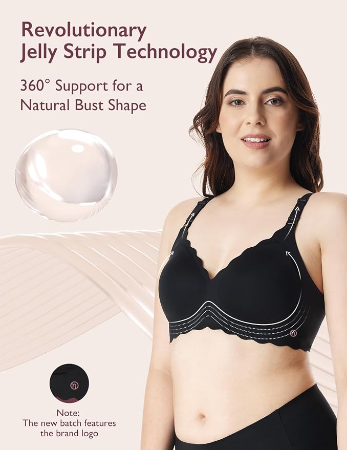Momcozy Nursing Bras for Breastfeeding, Seamless Pregnancy Maternity Bra - Image 3
