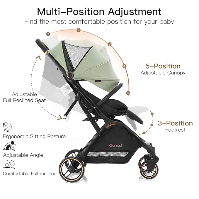 Gravity Folding Baby Stroller - Image 8
