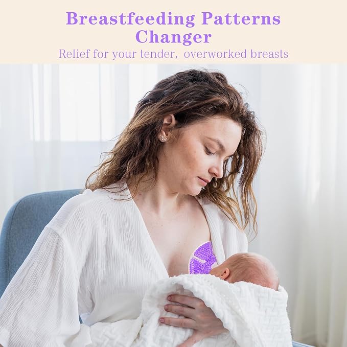Hot/Cold Breast Gel Bead Ice Packs Breast Cooling/Heat Pads Relief - Image 3