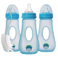 Avima Easy Grip Anti Colic Baby Bottles, BPA Free, 8 oz. Wide Neck w/Medium by AvimaBaby