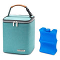 Breast Milk Cooler Bag with Ice Pack Fits 4 Baby Bottles Up to 9 Ounce by BABEYER