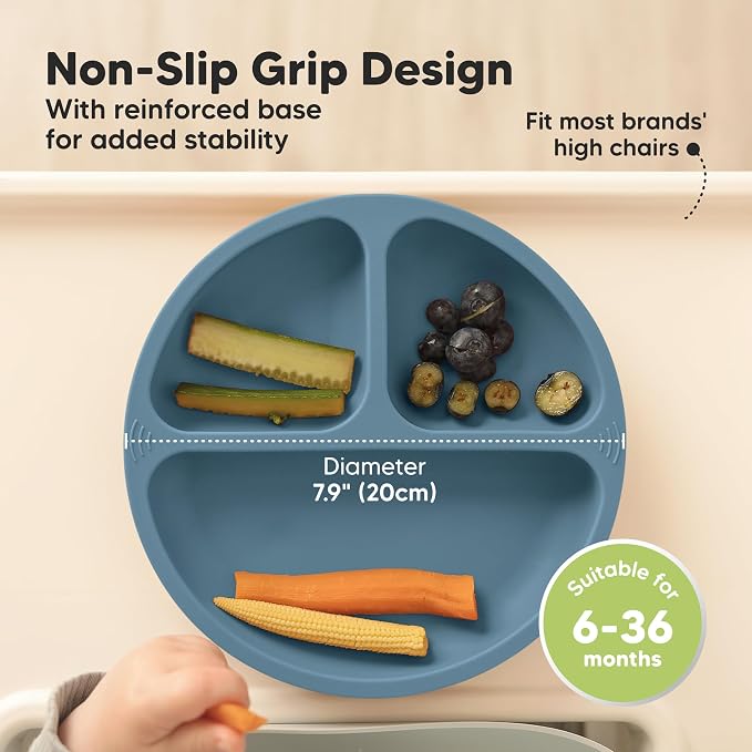 KeaBabies Suction Plates for Baby, Toddler - Image 4