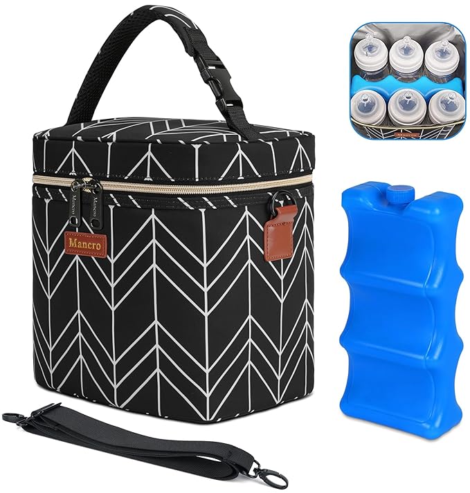 Mancro Breastmilk Cooler Bag, Insulated by Mancro