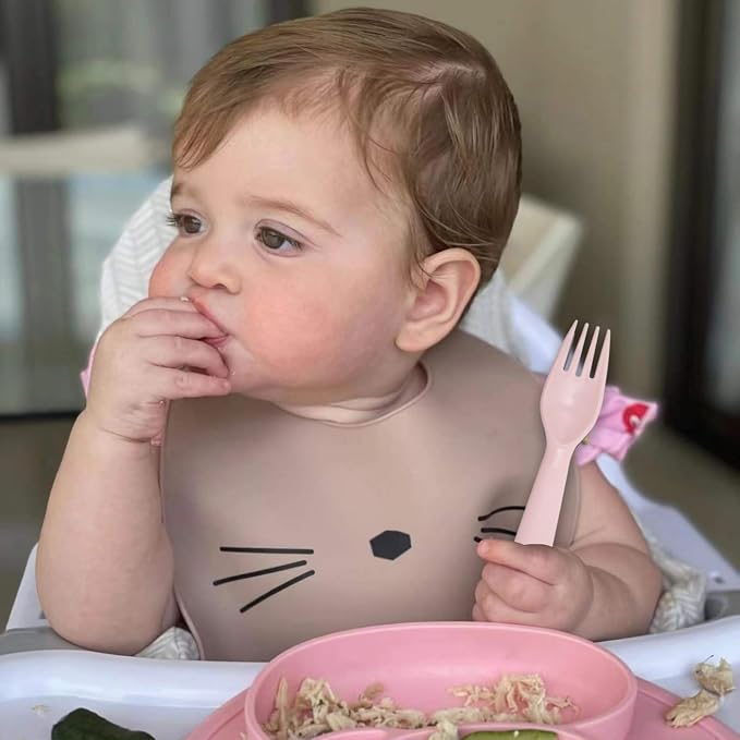12 Pcs Kids Spoons and Forks Toddler Utensils Plastics Reusable Silverware Baby - Image 6