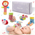 BLOOBLOOMAX Wrist Rattles Foot Finder Rattle Toy by BLOOBLOOMAX