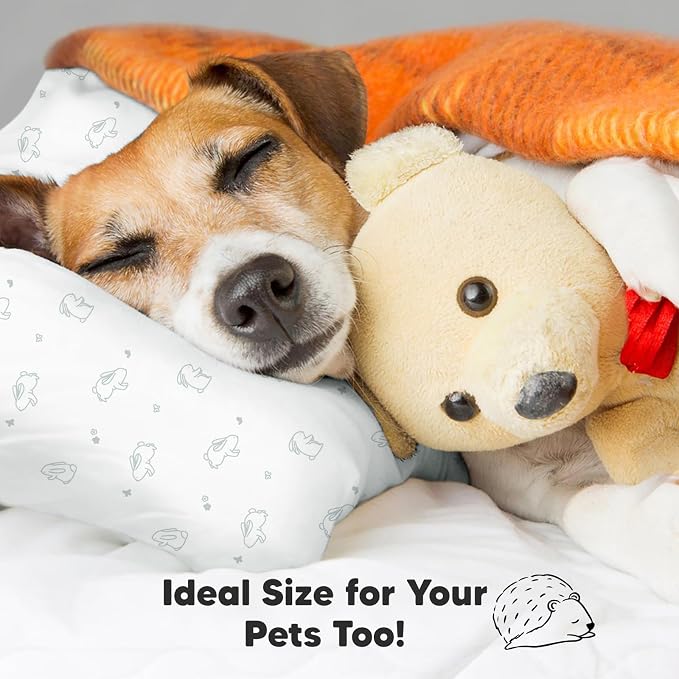 KeaBabies 2-Pack Toddler Pillow 13x18 - Image 9