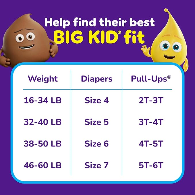 Pull-Ups Boys' Potty Training Pants, Size 3T-4T Training Underwear - Image 2