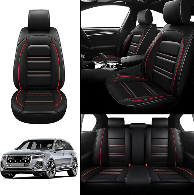 Seat Covers for Audi q7 2017-2025 | 5-Seats Leather Seat Covers - Image 2