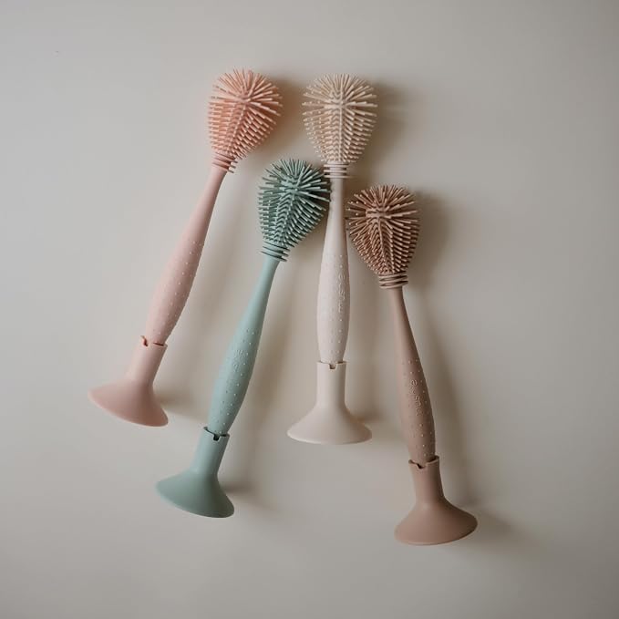 mushie Baby Bottle Brush | Soft Silicone - Image 3