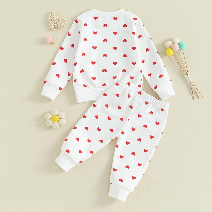 Fernvia Toddler Baby Girl Clothes 3 6 9 12 18 24 Months Fall Outfits Solid Long - Image 4