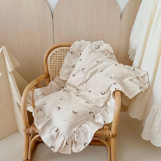 BuLuTu Muslin Toddler Pillowcases Girls Boys, Soft Breathable Cotton Kids - Image 7
