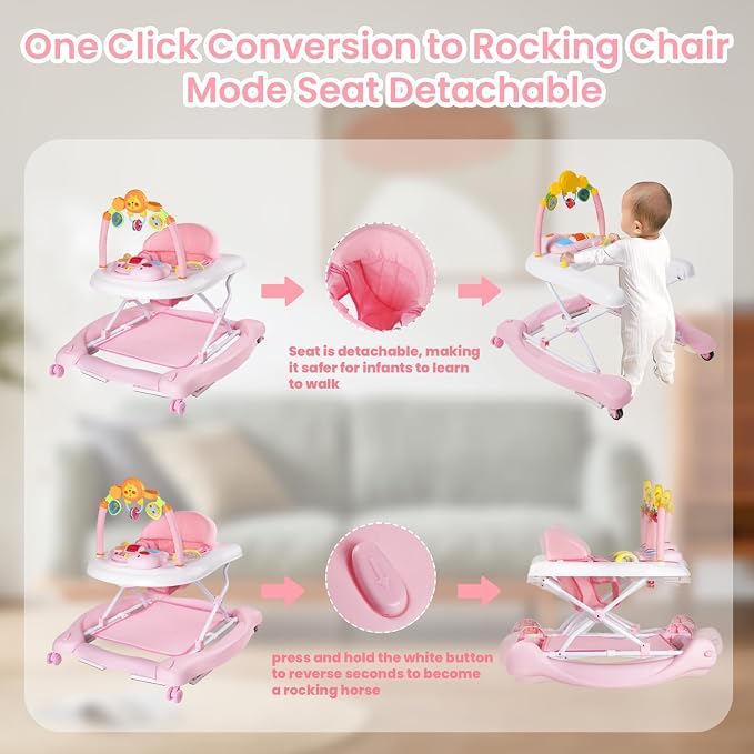5-in-1 Baby Walker, Baby Walkers - Image 3