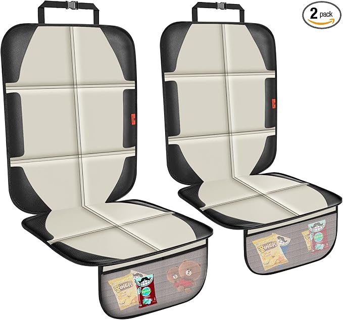 Car Seat Protector, 2 Pack Car Seat Protectors Baby Carseat Waterproof Durable by XHYANGCarSeatProtector