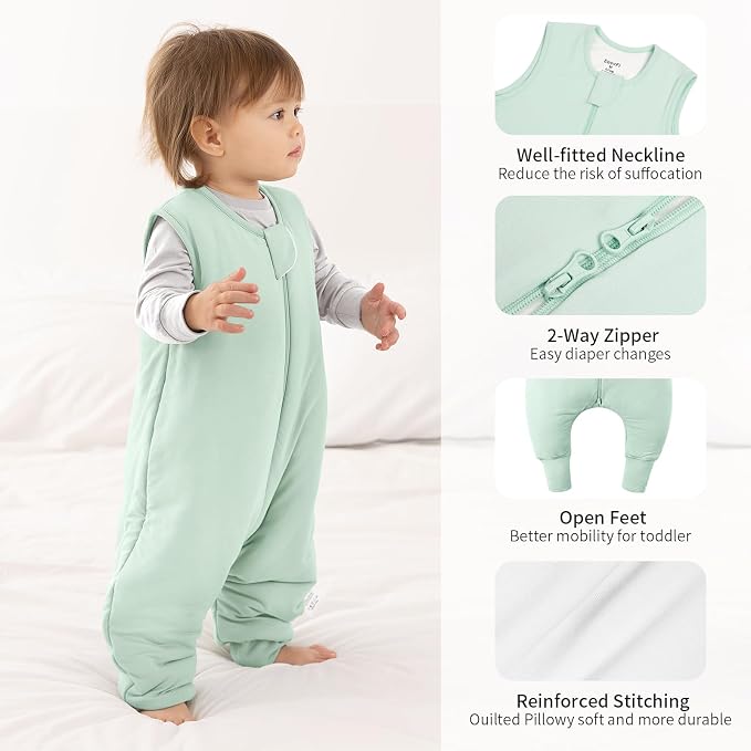 Rayon Made From Bamboo Sleep Sack 12-24 Months 0.5 Tog Ultra Soft Summer - Image 4