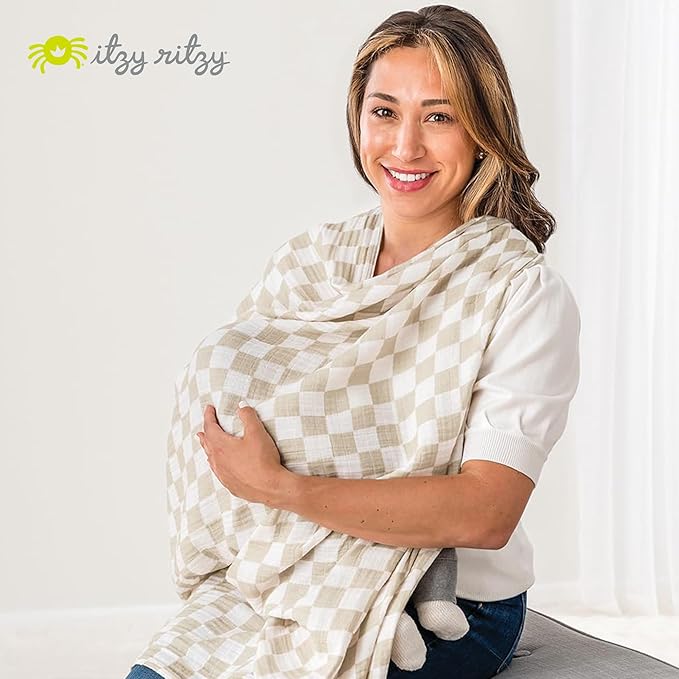 Itzy Ritzy Breastfeeding Boss Multi-Use Cover – A Nursing Cover, Car Seat Wrap - Image 8