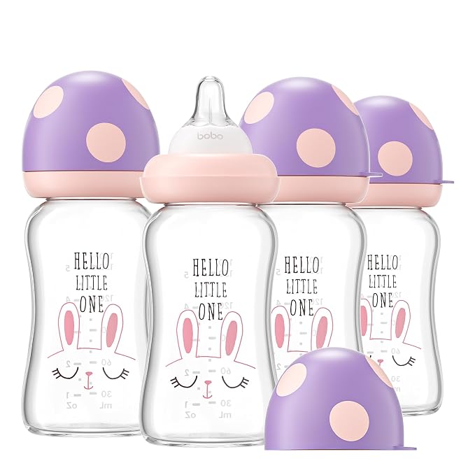 YOHKOH Natural Glass Baby Bottle by Home