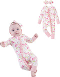 PATPAT Baby Girl Boy Clothes Newborn Infant Footie – Soft Viscose from Bamboo– by PATPAT