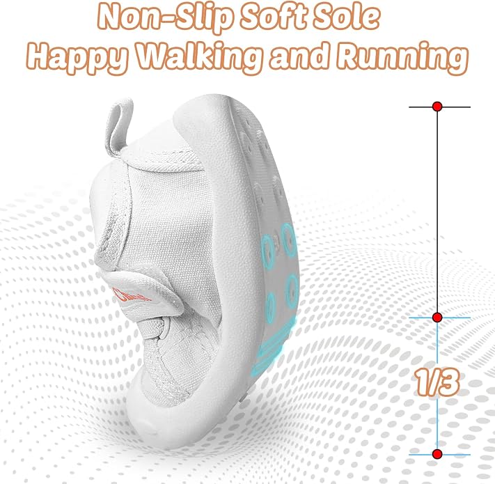 Baby Walking Shoes Toddler Girl Boy Soft Sole Breathable Cotton Canvas Shoes - Image 4