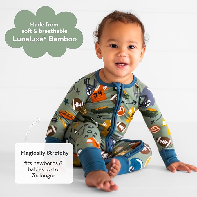 Little Sleepies Pajamas for Baby Boys & Girls, Viscose from Bamboo Baby Pajamas - Image 3