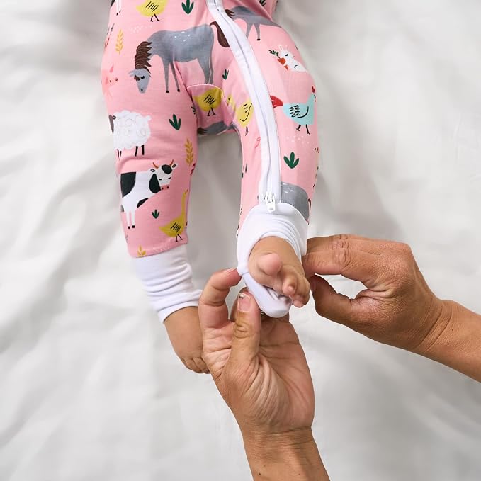 Little Sleepies Pajamas for Baby Boys & Girls, Viscose from Bamboo Baby Pajamas - Image 9