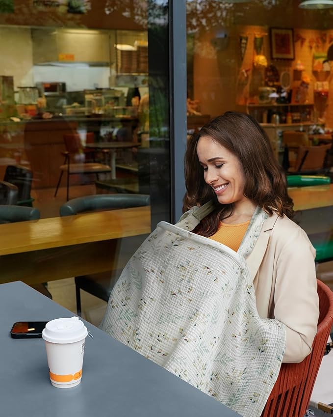 Blissful Diary Muslin Nursing Cover - Image 3