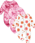 Jimonda Baby Girls Boys Footless Pajamas, Rayon From Bamboo Pjs 2 Way Zipper by JimondaBaby