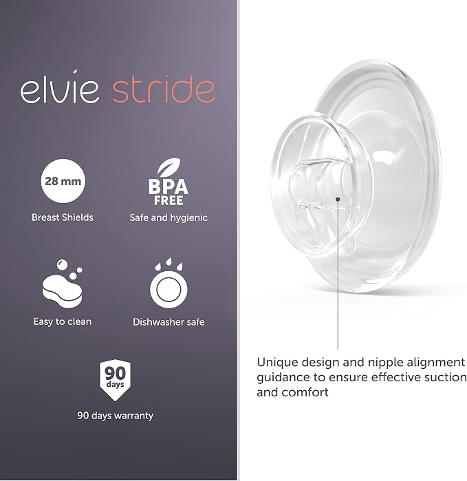 Elvie Stride Breast Pump Breast Shield - 28mm - Nipple Flange - Image 2