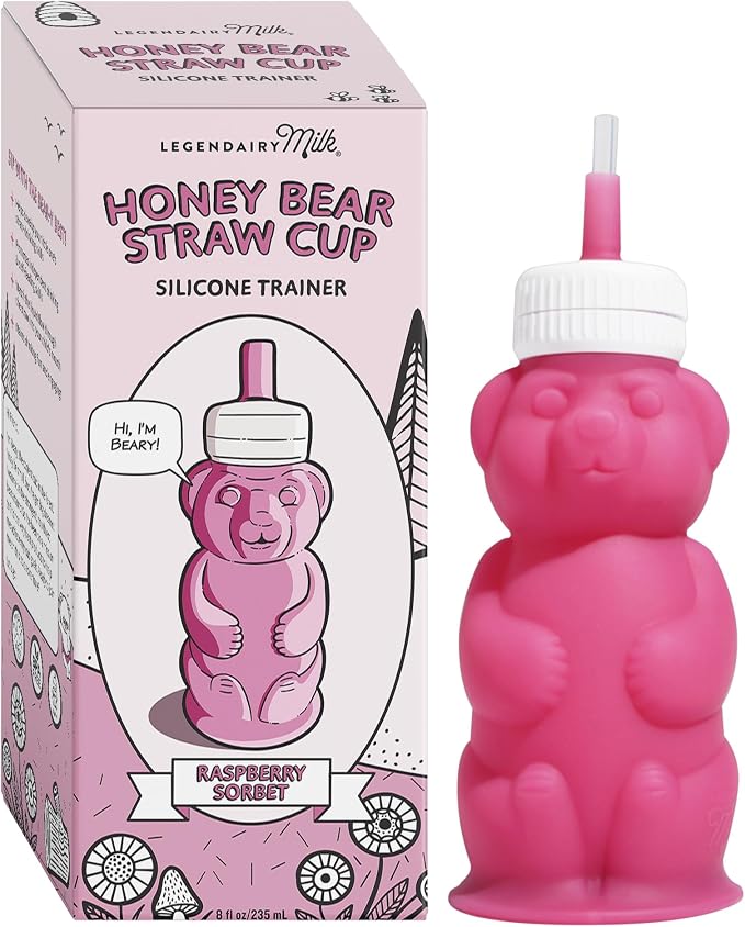 Legendairy Milk Honey Bear Straw Cup Silicone by LegendairyMilk