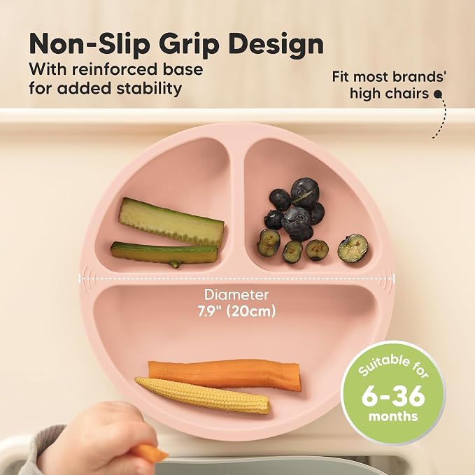 KeaBabies Suction Plates for Baby, Toddler - Image 4