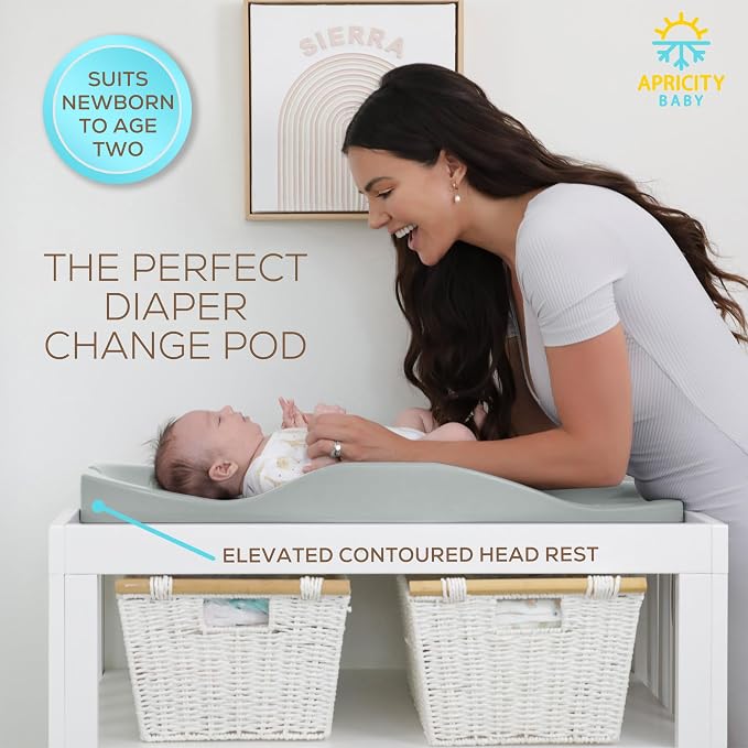 Apricity Baby Diaper Changing Pad – Waterproof Wipe-Clean Foam Changing Mat - Image 4