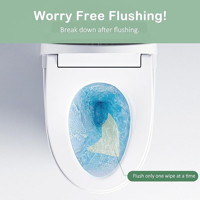 Bamboo Flushable Wipes, Septic Safe, Soothing Botanicals & Aloe, Eco Friendly - Image 2