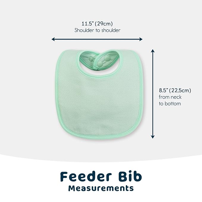 Tiny Twinkle 8 Pack Baby Bibs for Drooling and Teething – Waterproof & - Image 2