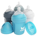 Herobility Double Anti-Colic Baby Bottles – 5 fl oz/140ml – 4-Pack – Multicolor by Herobility