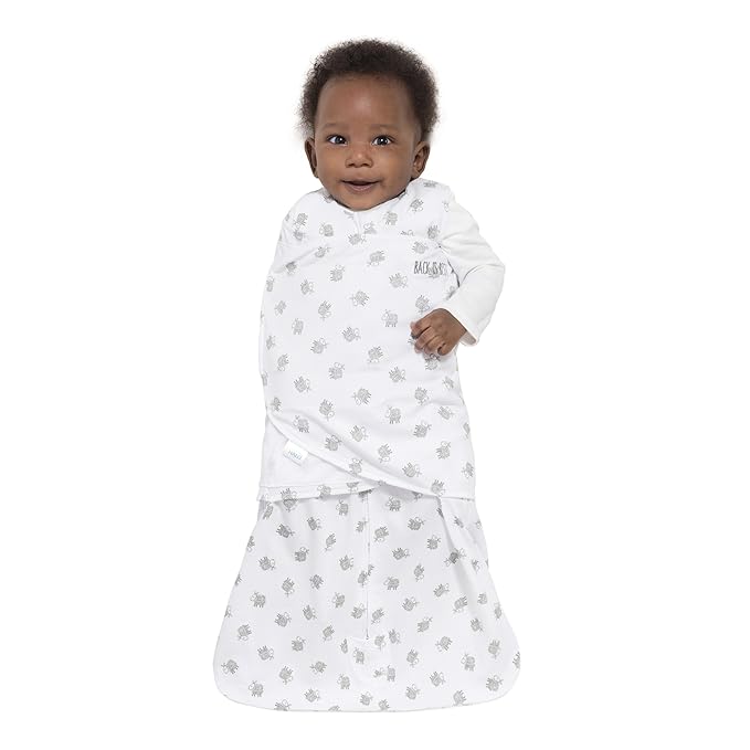 HALO 100% Cotton Sleepsack Swaddle, 3-Way Adjustable Wearable Blanket, TOG 1.5 - Image 3