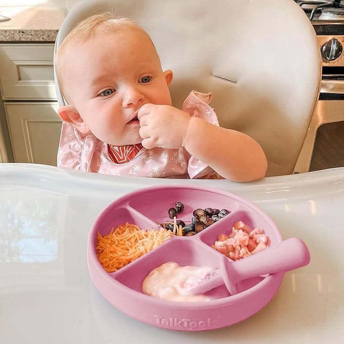 TalkTools Itsy Plate Must-Have Silicone Baby Plates - Image 6