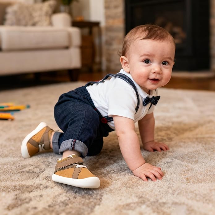 Wide Baby Shoes Boys Girls Zero Drop Barefoot Infant First Walkers Lightweight - Image 4