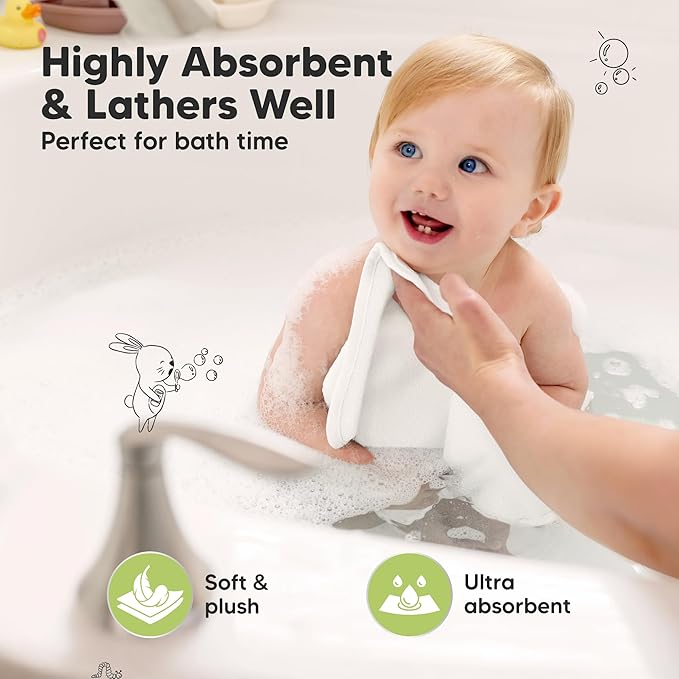 6-Pack Baby Washcloths - Image 3