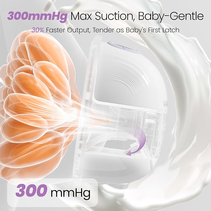 Lucina Breast Pump Hands Free, Wearable Breastfeeding Pump - Image 2