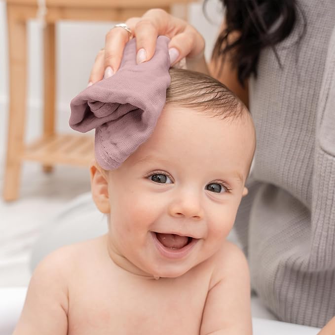 Comfy Cubs Muslin Baby Washcloths 6 Pack - Image 4