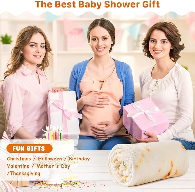Tortilla Blanket, Baby Burritos Swaddle Blanket, Taco Blanket - Image 3