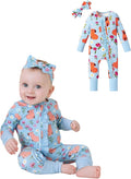 PATPAT Baby Girl Boy Clothes Newborn Infant Footie – Soft Viscose from Bamboo– by PATPAT