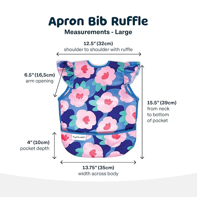 Tiny Twinkle Short Sleeve Apron Baby & Toddler Bib - Image 6
